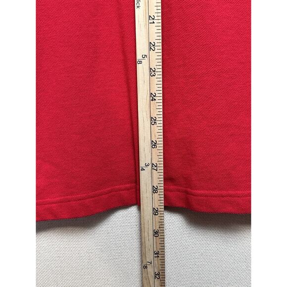 Aeropostale A87 Men’s Red 100% Cotton Short Sleeve Golf Polo Shirt Size L - Picture 6 of 8